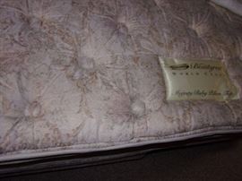 Beautyrest pillowtop Kingsize bed mattress and box springs with frame