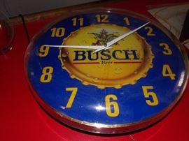 Busch Beer clock