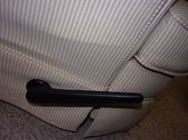 Matching set of gliding recliners