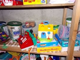 Vintage toys and games