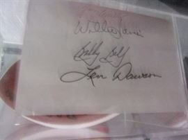 KC Chiefs, basketball, and baseball Sports Memorabilia