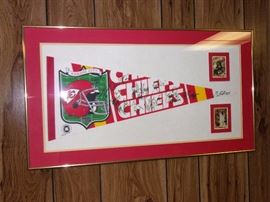 KC Chiefs, basketball, and baseball Sports Memorabilia