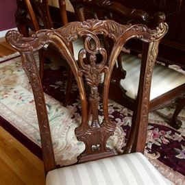 Carved chairs