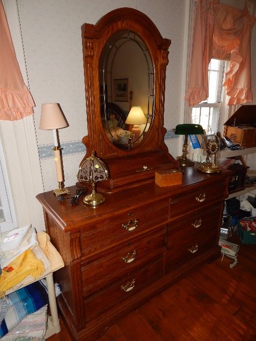 Dresser with Mirror - Complete Set