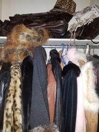 Wide selection of fur and animalskin jackets coats strollers