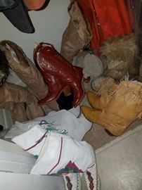 Red boots are a hot fashion ticket This season, but we have boots and other colors as well at this sale.