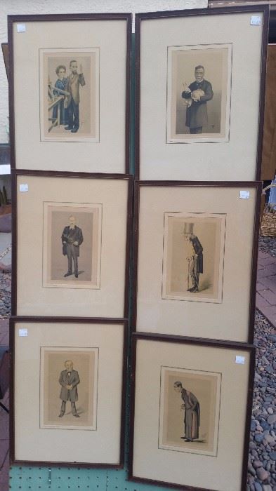 Vintage Prints Pierre & Marie S. Curie, Louis Pastuer & more