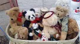 Bassinet availalbe (SOLD Boyds Bears, Christmas Bears, Plush Dogs)