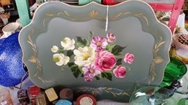 Beautiful Tole Tray...WOW!