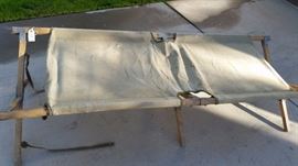 Vintage Military Cot 