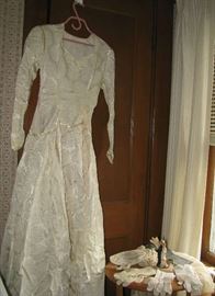 Wedding dress and accessories