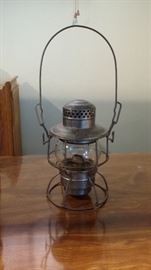 Adlake Rock Island Kerosene Lamp