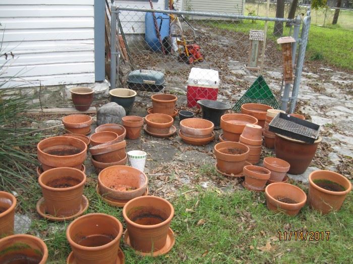 Very nice selection of clay pots