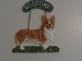 Corgi wall hanging