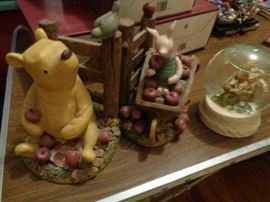Many Winnie the Pooh items