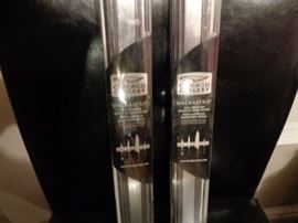 Wall-mounted magnetic knife racks