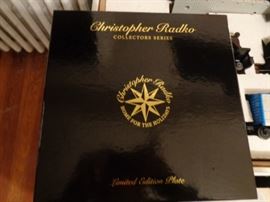 Radko Xmas plate - NIB