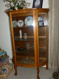 Oak Curio Cabinet