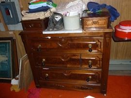 Victorian marble-top dresser