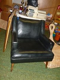 retro black chair (not quite perfect)