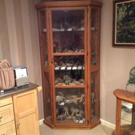 One of 5 display cabinets