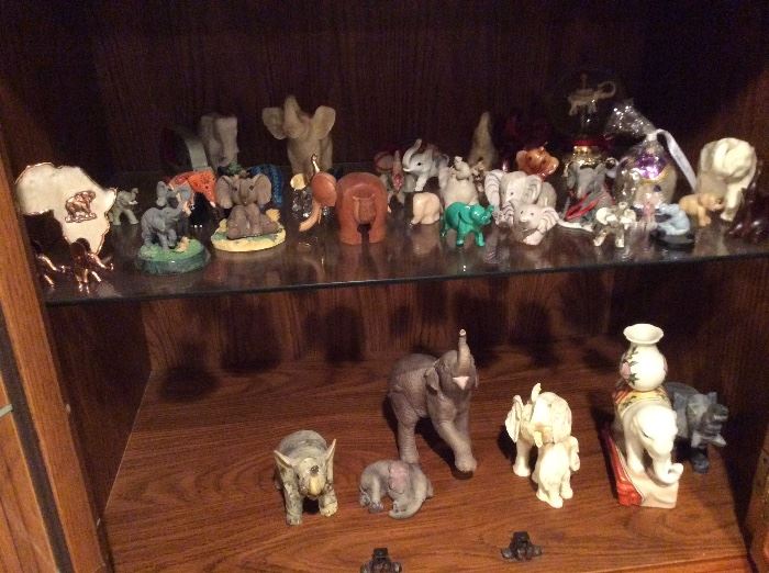 More collected elephants