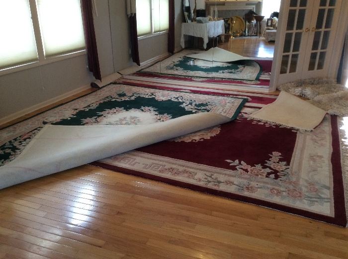 Large wool area rugs