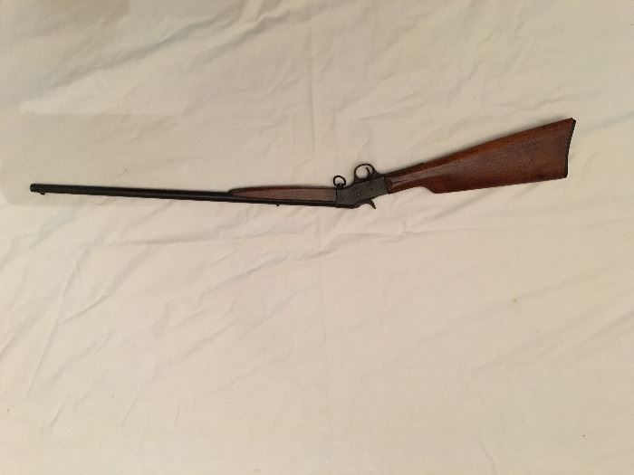 Vintage rolling block .22 rifle