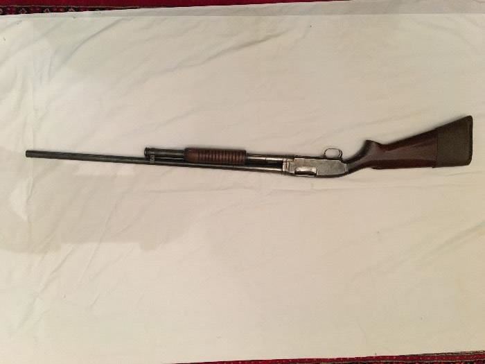 This is a Winchester Model 12- 12 gauge. 