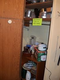 closet full of baking stuff