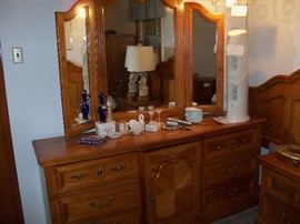Dresser with mirror