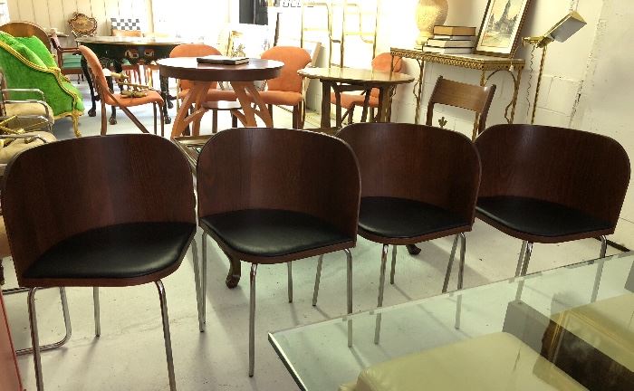 MCM style, set of 4 chairs