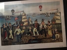 Ralph Cahoon - lithograph