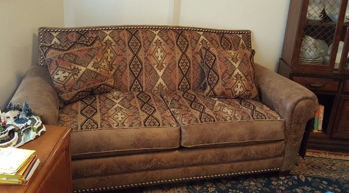 Rustic Western style sofa
