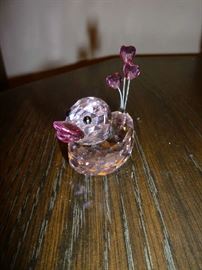 SWAROVSKI PINK DUCK