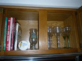 COOKBOOKS, GLASSWARE
