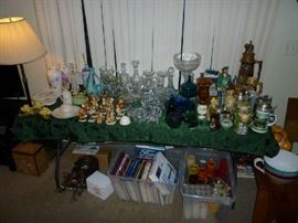 DECOR, CRYSTAL, BEER STEINS, BOOKS, HUMMELS