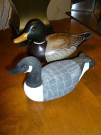 PAINTED WOOD DUCK DECOYS