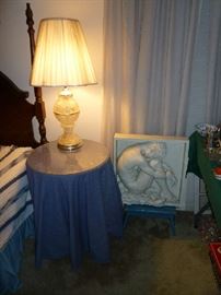 LAMP, SIDE TABLE