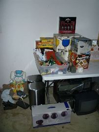 OFFICE, BOXED ITEMS, TRASH CANS