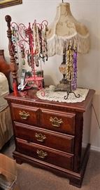 Two matching nightstands are part of the 5 pc bedroom set