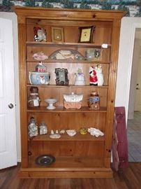 Pine Book Shelves, 1 of 4 units, Cookie Jars