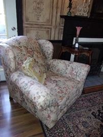 Wing Back Easy Chair