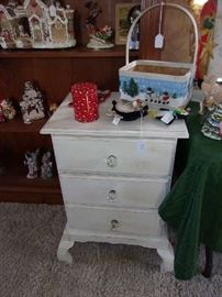 White painted Bedside Table