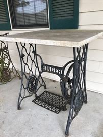 Singer with marble type slab $150 obo