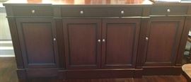 Custom Mahogany Credenza (81” x 25" x 36”)