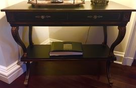 Regency Console Table, (40” x 23" x 32”)