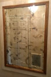 Antique Gilt Mirror, (42” x 57”)