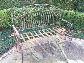 Metal Outdoor Garden Bench