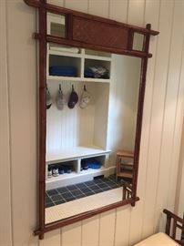 Bamboo Mirror, (32” x 46”)